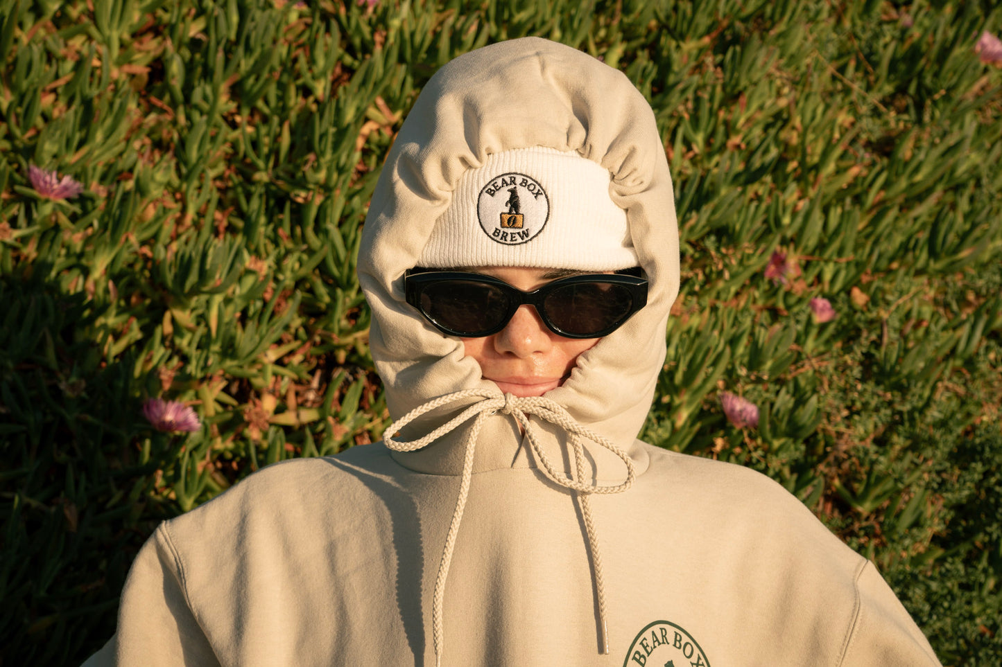 Champion Bear Box Brew Logo Hoodie