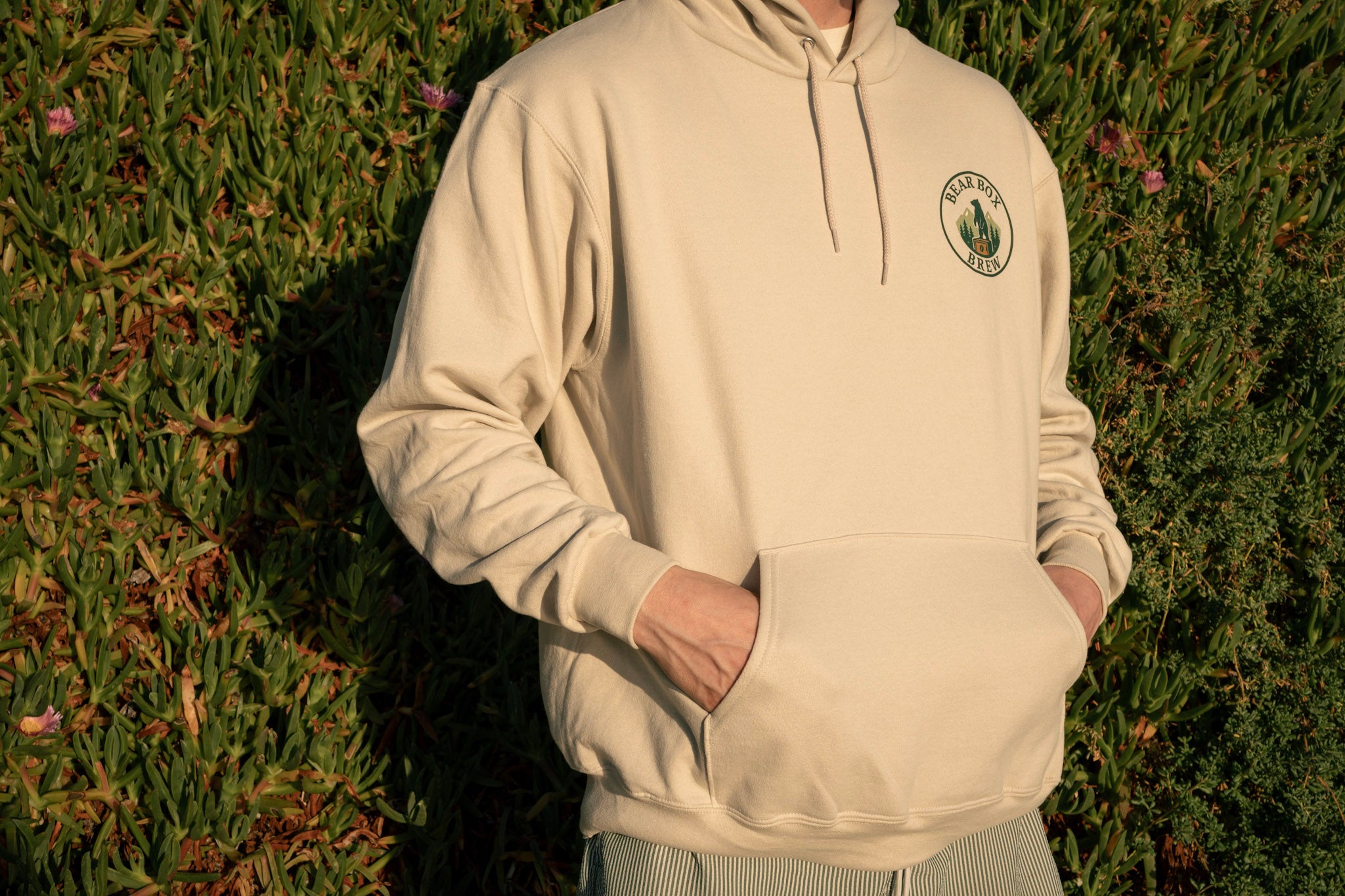 Champion Bear Box Brew Logo Hoodie