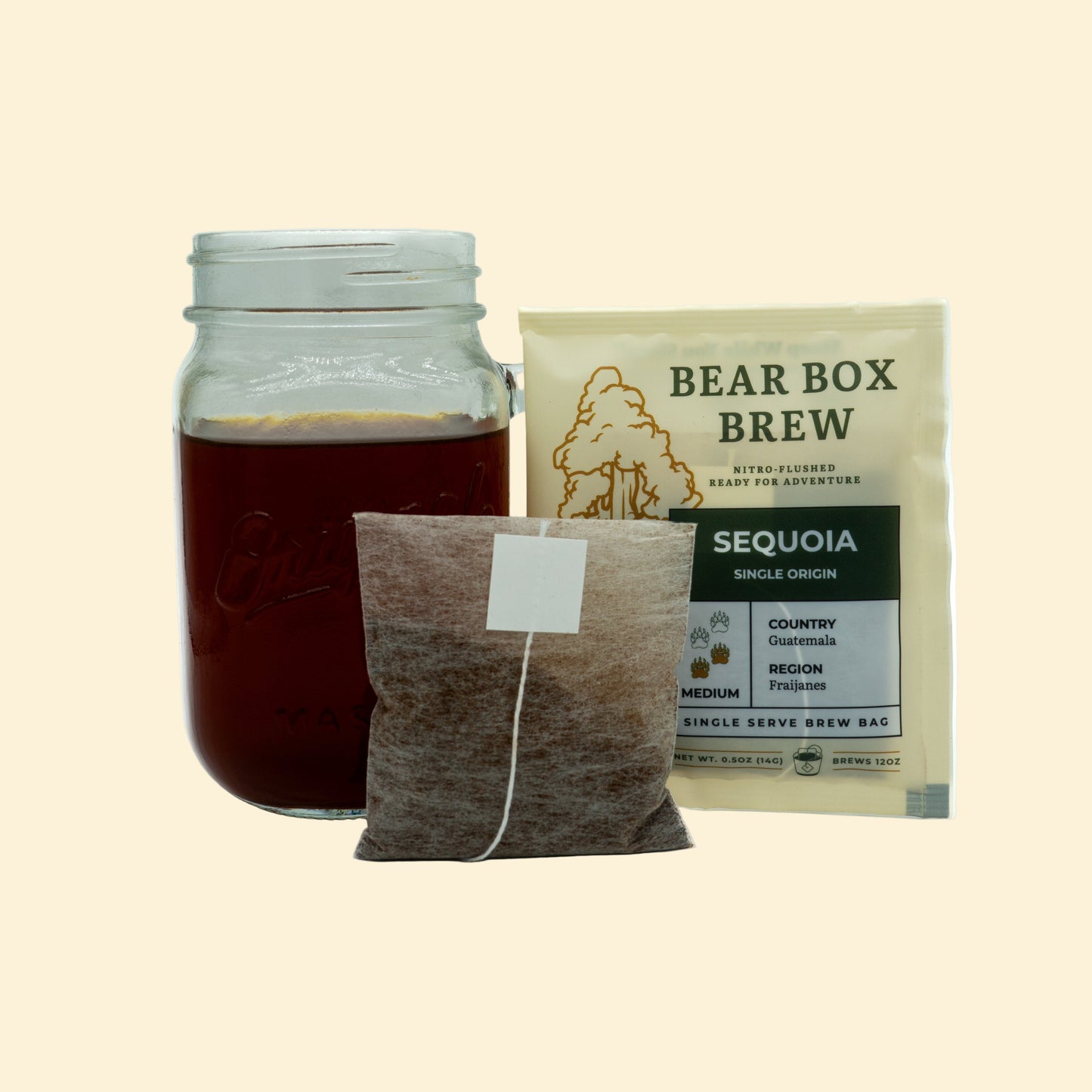 10 Pack Bear Box Brew Bags - "Sequoia" Guatemalan Single Origin Medium Roast