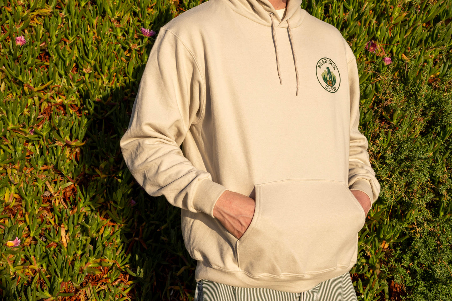 Champion Bear Box Brew Logo Hoodie