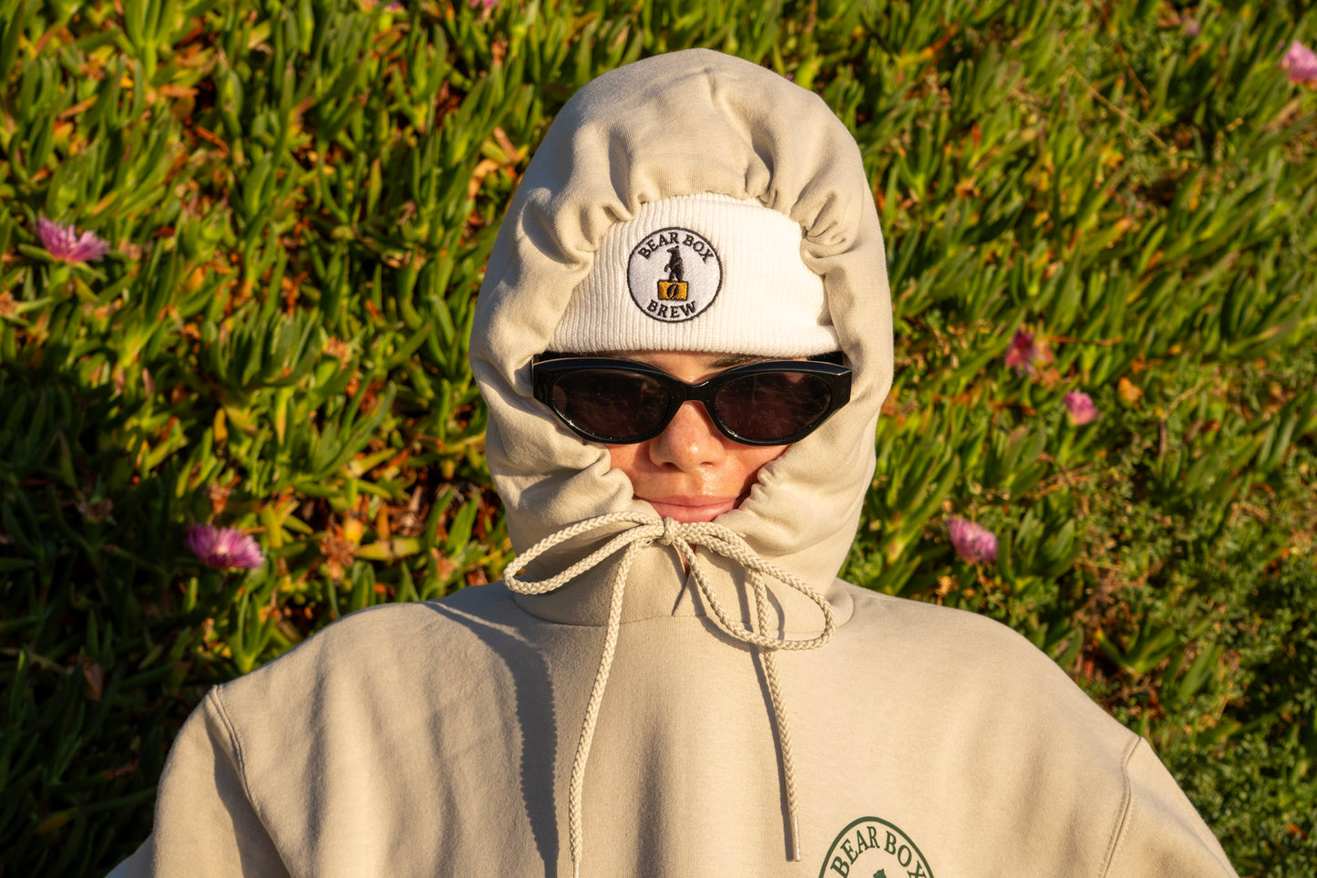 Champion Bear Box Brew Logo Hoodie